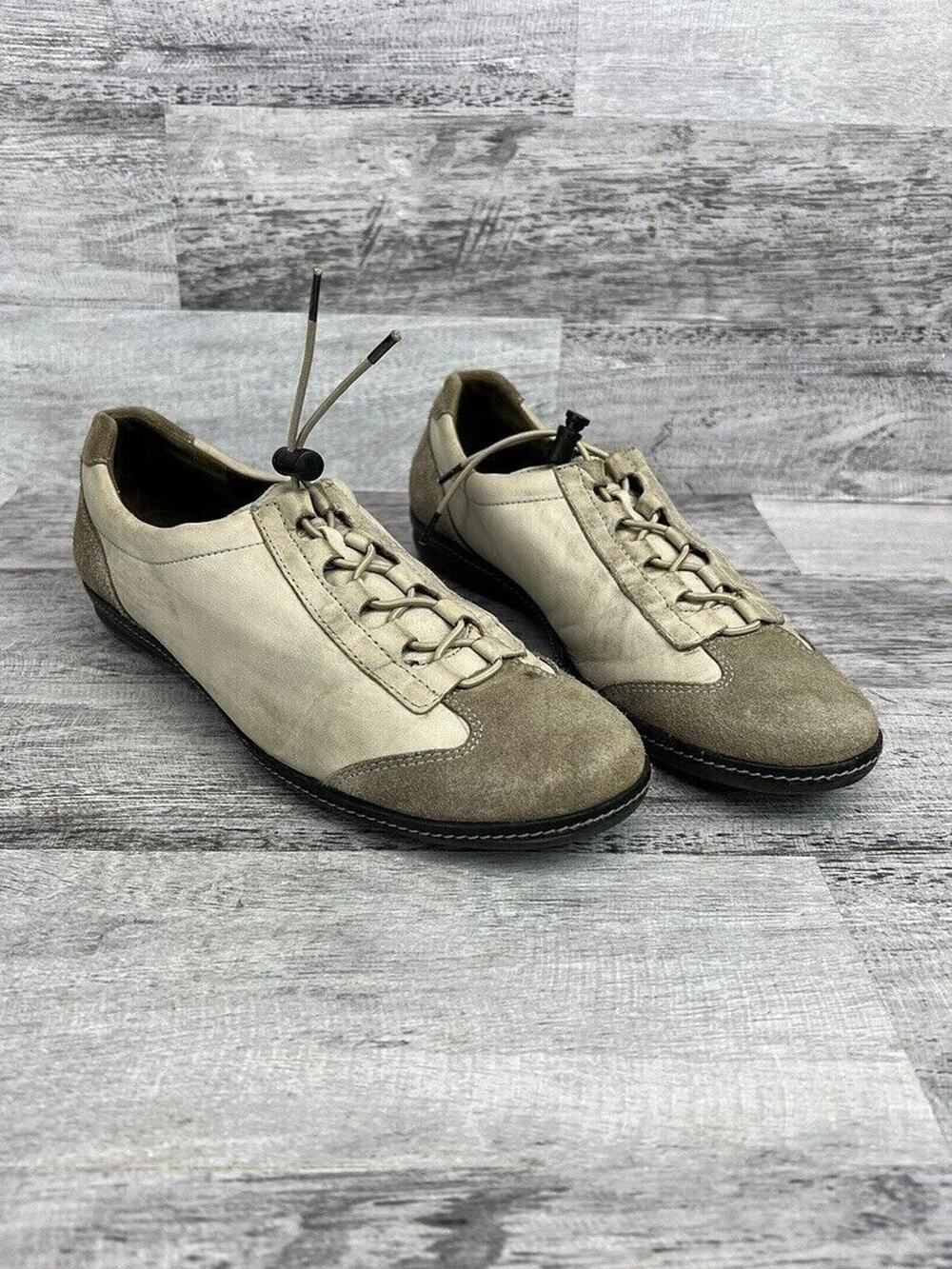 Paul Green Munchen Womens Beige Suede & Leather Sneakers Size 6